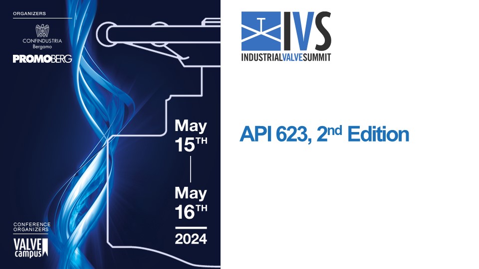 API 623, 2nd Edition - VALVEcampus